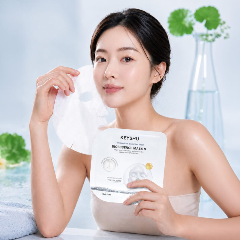 Alternative view of Bioessence Mask S - Firming Sheet Mask | Helps Lift and Firm Skin | 10 Sheets x 30ML