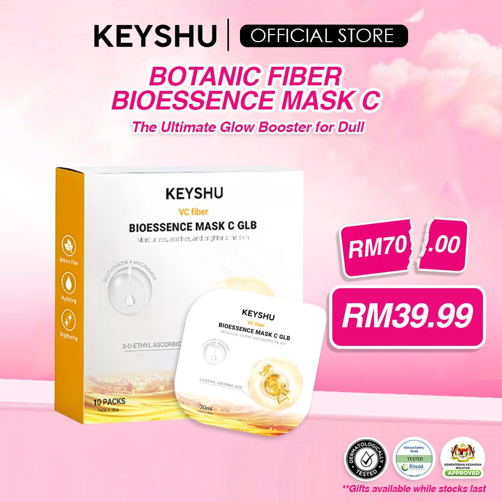 Bioessence Mask C - Vitamin C Sheet Mask | Hydrating, Soothing, Brightening | 10 Sheets x 30ML