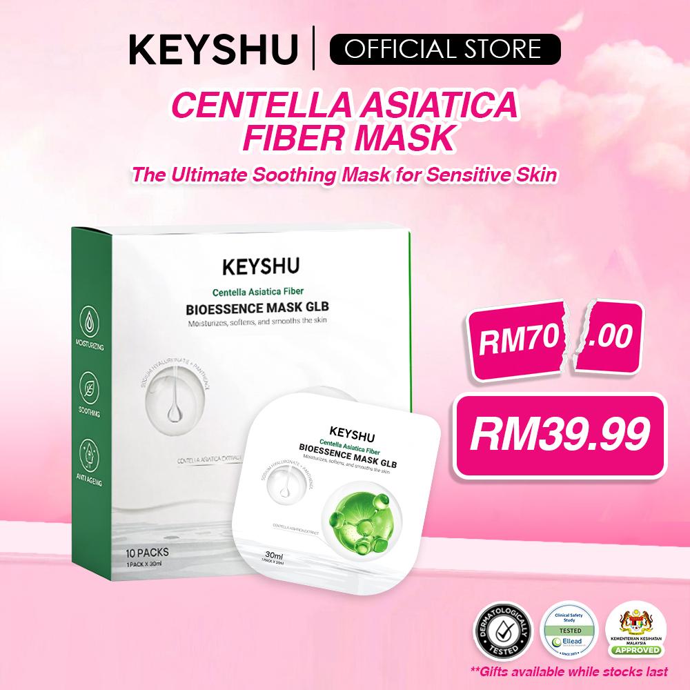 Bioessence Mask - Centella Fiber Sheet Mask for Recovery and Hydration by Keyshu | 10 Sheets x 30ML