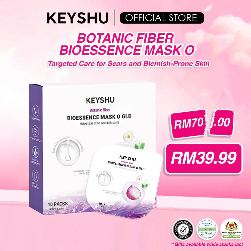 Biossence Mask O - Shallot Sheet Mask for Dark Spot Care and Brightening by Keyshu | 10 Sheets x 30ML