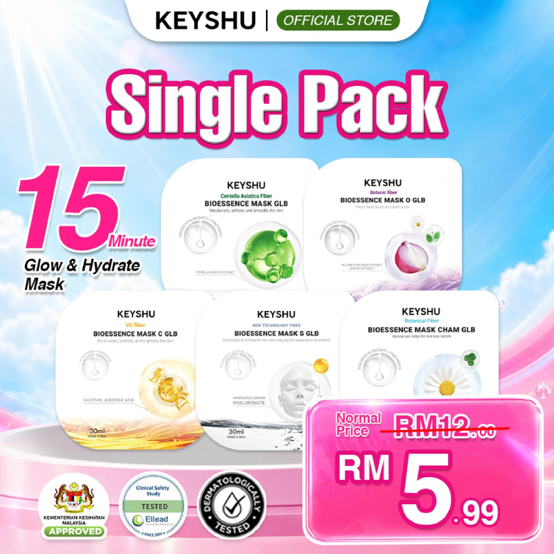 MIX Combo 5 Sheets 30ML | Hydrating, Softening, Helps Prevent Aging - Gift